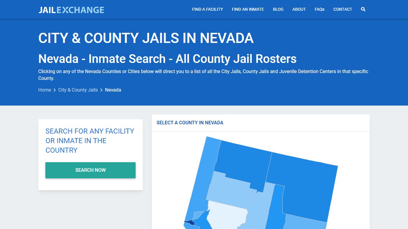 Inmate Search - Nevada County Jails | Jail Exchange